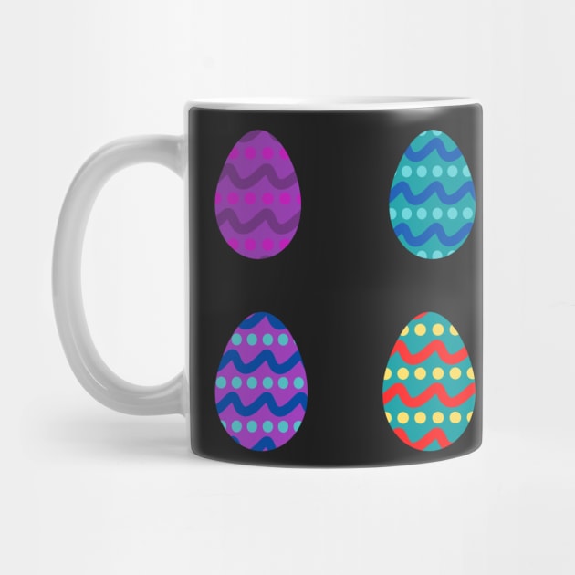 Bright Pattern Easter Eggs by Felicity-K